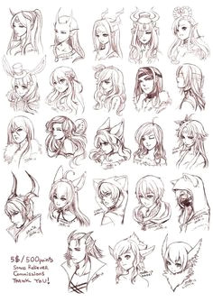 Fantasy Hairstyles Drawing 200 Best Anime Hair Images