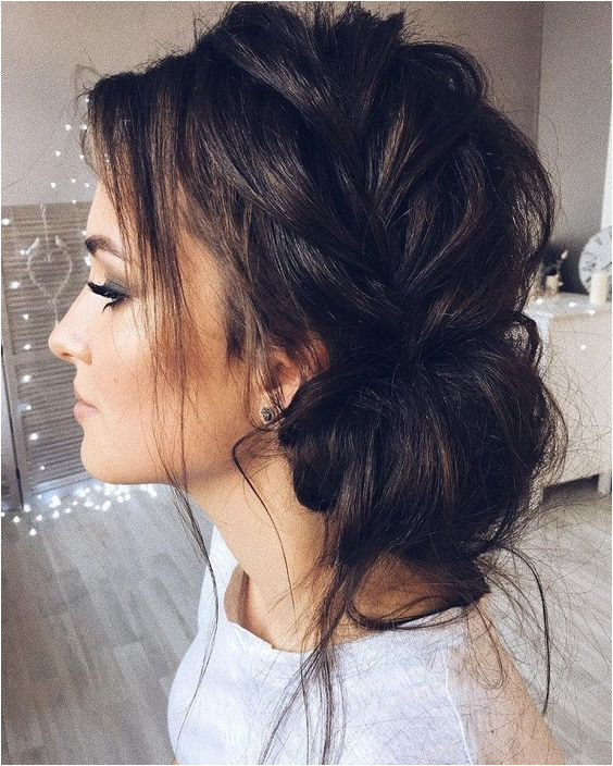 Formal Hairstyles Side Braid Beautiful Updo with Side Braid Wedding Hairstyle for Romantic