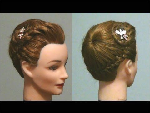 Hairstyles Buns Youtube â· ÐÑиÑеÑка ÐоÑзинка ÐРеÑение ÐºÐ¾Ñ Never Ending French Braid Bun