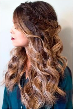 Hairstyles Down 2019 1053 Best Half Up Hair Images In 2019