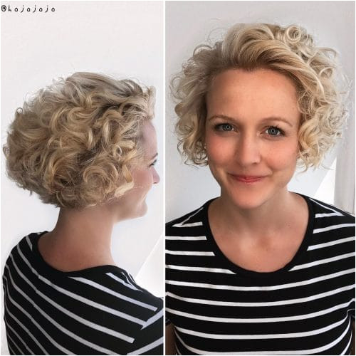 Hairstyles for Curly Hair Work 42 Curly Bob Hairstyles that Rock In 2019
