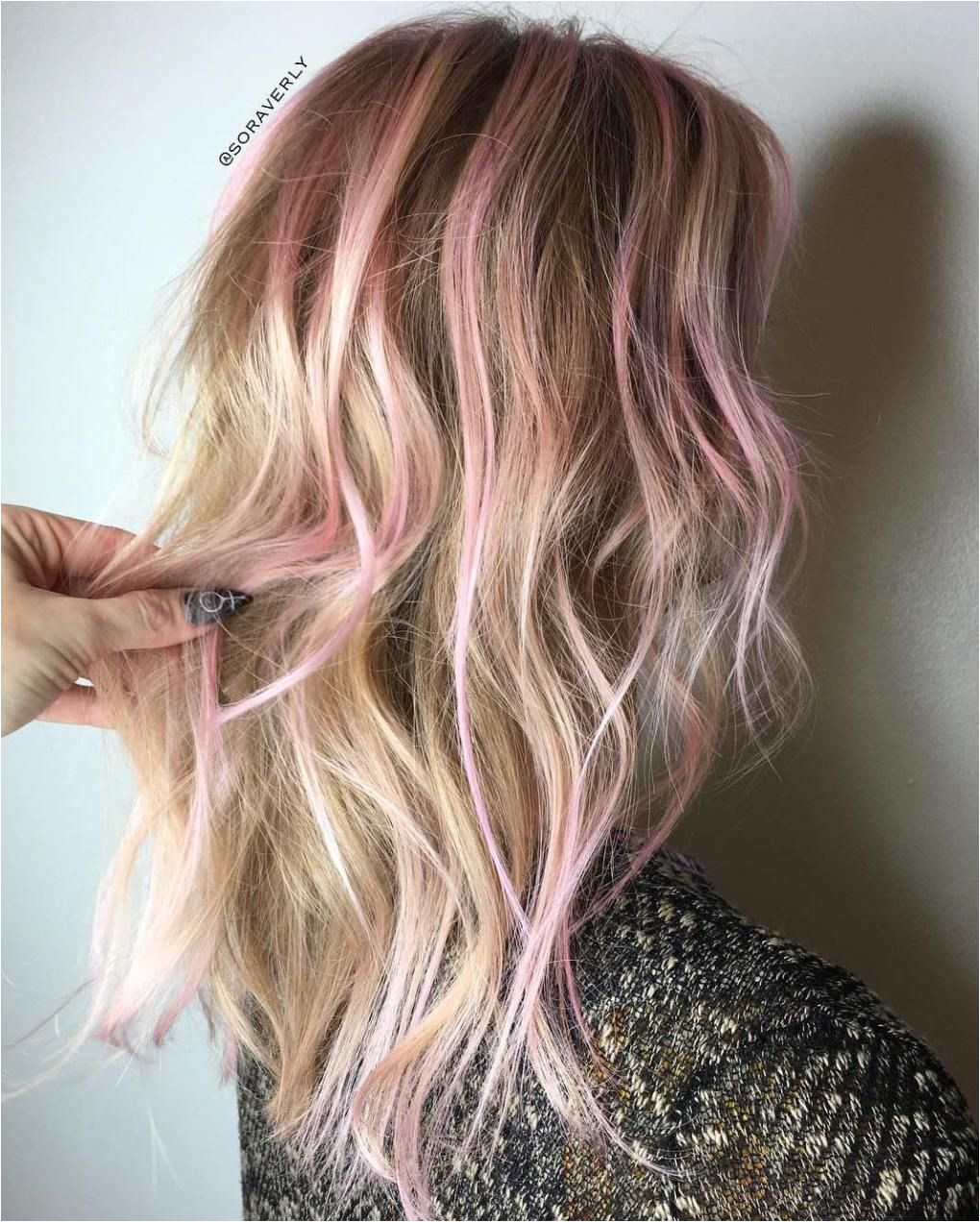 Hairstyles Pink Highlights 40 Ideas Of Pink Highlights for Major Inspiration In 2019