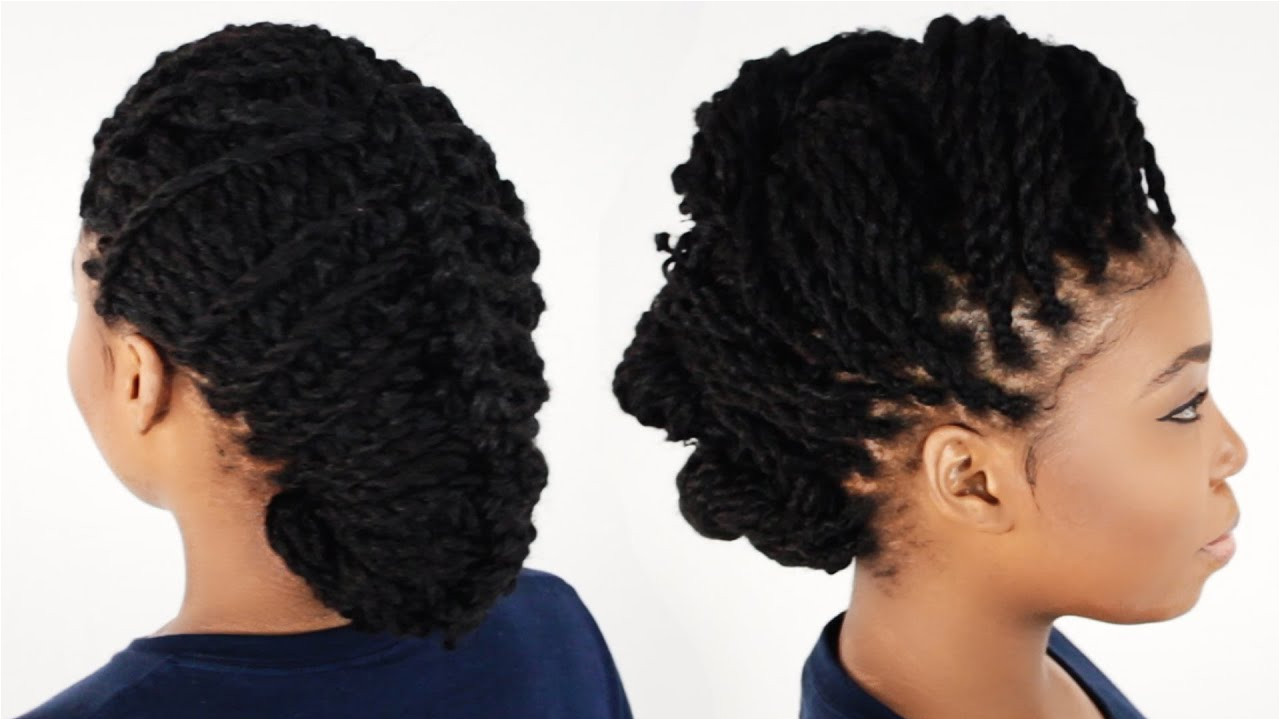 Hairstyles Tutorial Videos Free Download 3 Ways to Style Your Kinky Twist Hairstyles Tutorial 6 Of 7