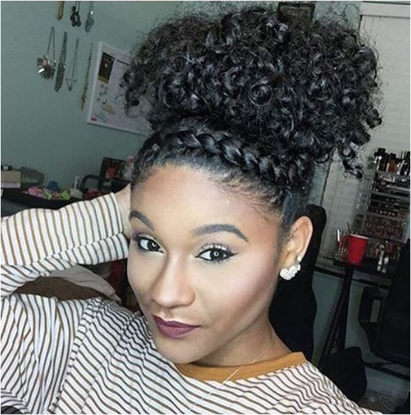 Hairstyles with Buns and Curls Hair Styles African American Hair Styles
