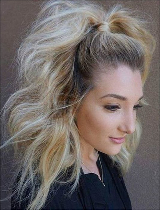 Half Up Ponytail Hairstyles Retro Half Up Ponytail Hair Pinterest