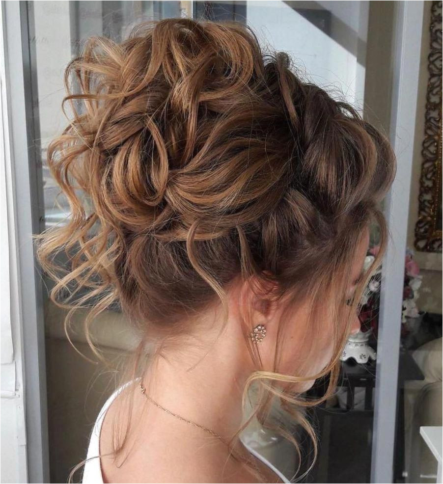 Juda Hairstyle for Thin Hair Messy Curly Bun for Thin Hair Thin Hairstyles In 2018