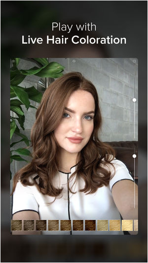 Modiface Hairstyles App Hair Color Im App Store