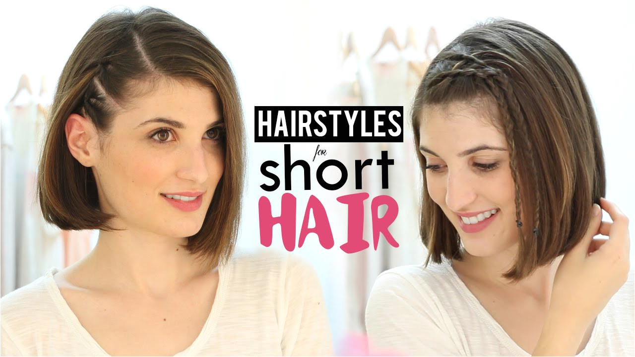 Patryjordan Easy Hairstyles for Short Hair Hairstyles for Short Hair Tutorial