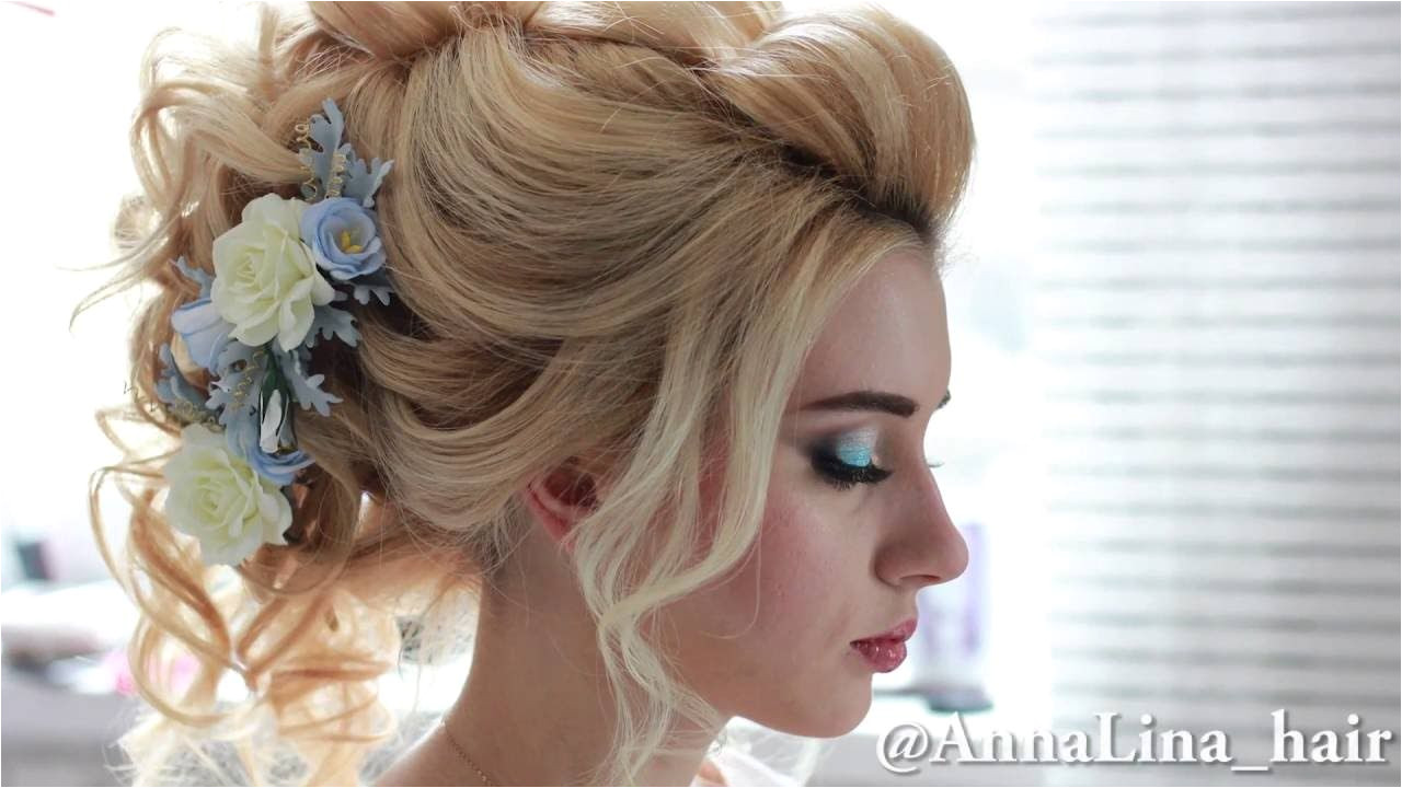 Prom Hairstyles Updo Curls Bridal Updo Wedding Hairstyle Prom Hairstyle Curly Look Long Hair