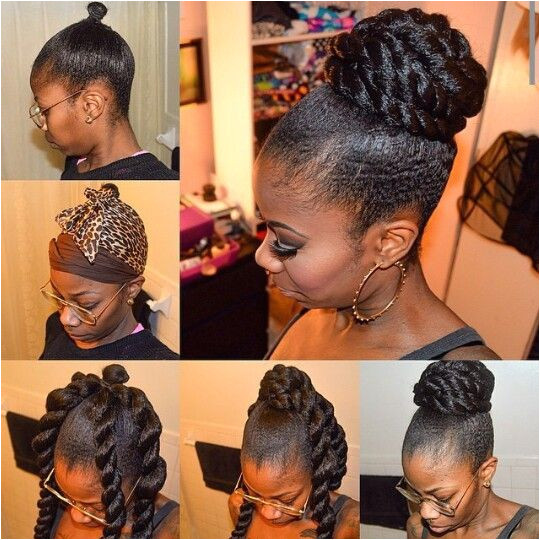 Protective Hairstyles Buns Faux Bun Faux Bun