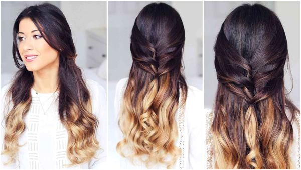 Quick Hairstyles Hair Down Cute Half Up Half Down Hairstyle – Luxy Hair