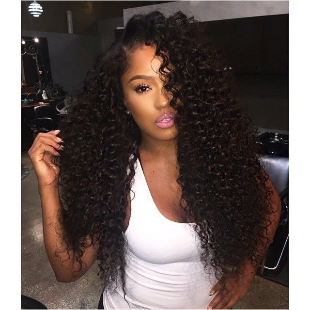 Sew In Weave Hairstyles Wet and Wavy Curly Weave Hairstyles with Side Part Google Search