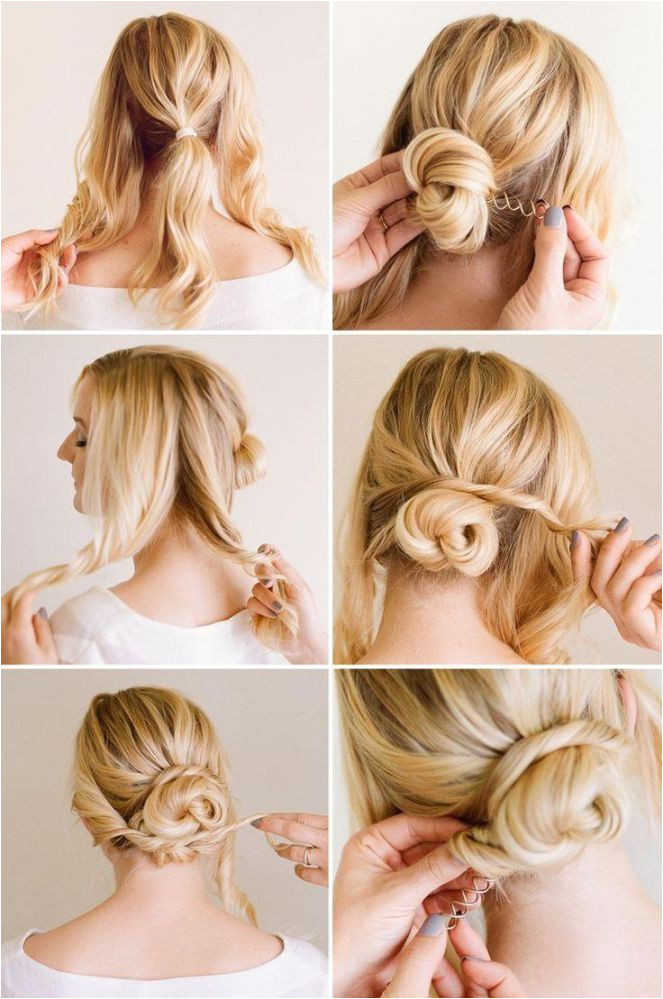 Simple Quick Hairstyles Step by Step 10 Quick and Easy Hairstyles Step by Step