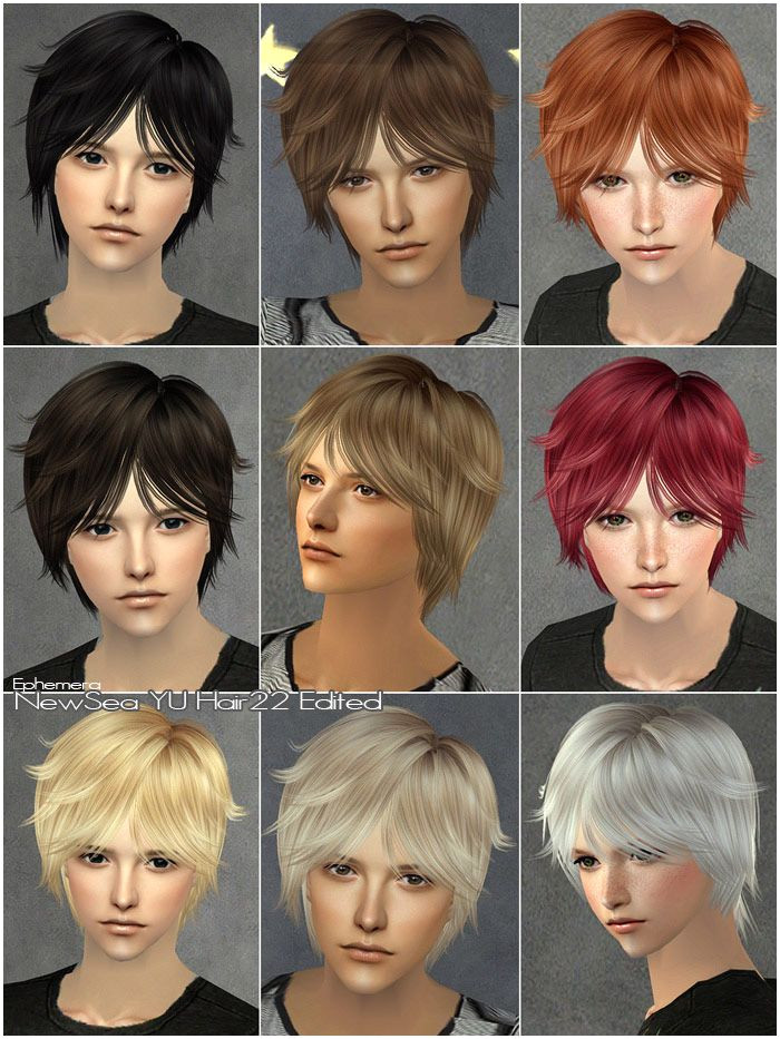 Sims 2 Hairstyles Downloads Free Mod the Sims Coolsims Male Hair 27 Peggy Free Hair Newsea