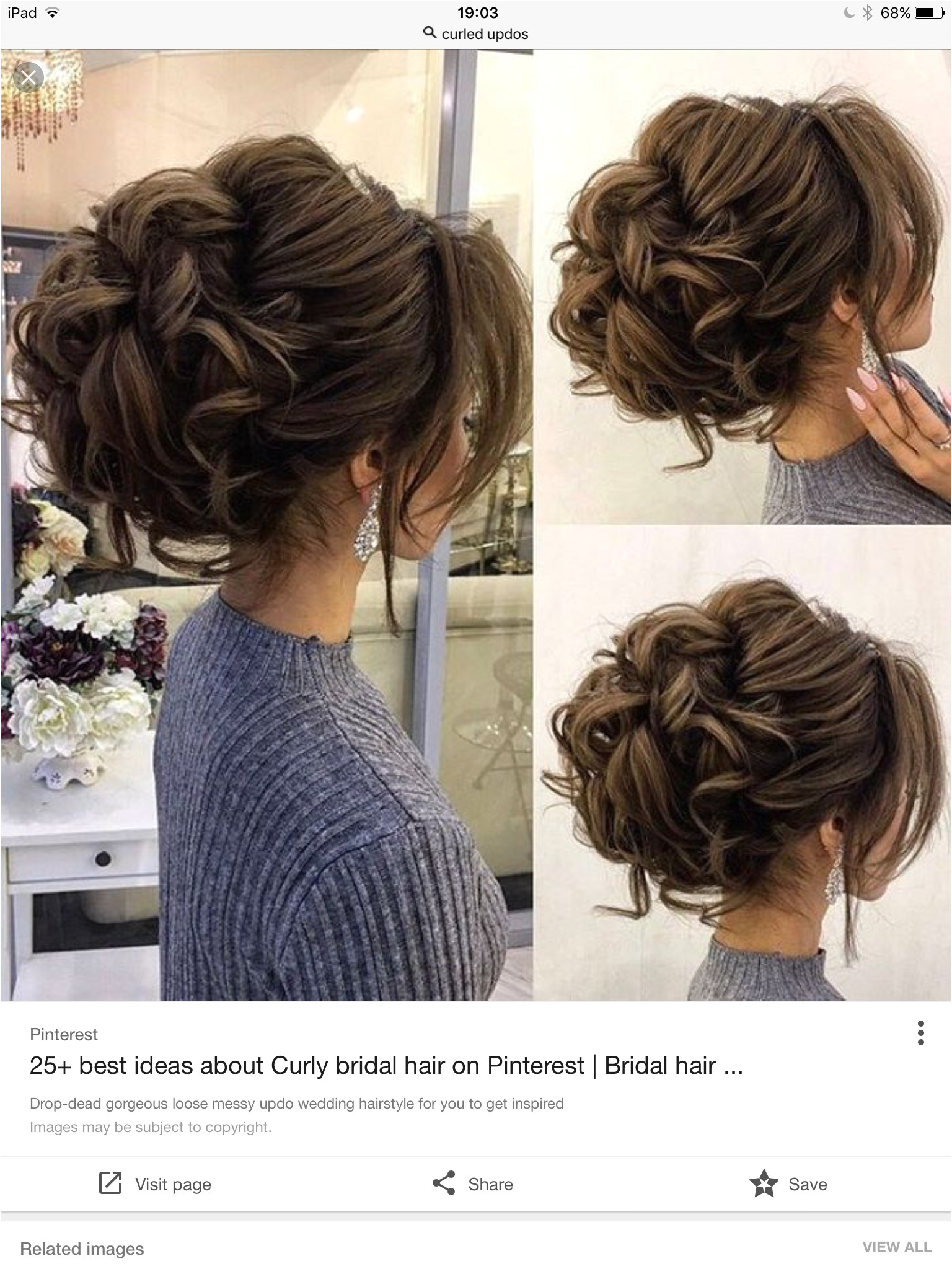 Wedding Hairstyles Updos Curls Pin Von Larissa Dell Auf Haar Ideen