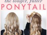 1 Minute Hairstyles for School 1 Minute Makeover the Longer Fuller Ponytail Cool