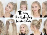 10 Easy Quick Everyday Hairstyles for Short Hair New Hairstyle for Short Hair Tutorial Hairstyles Library