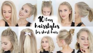 10 Easy School Hairstyles for Short Hair New Hairstyle for Short Hair Tutorial Hairstyles Library
