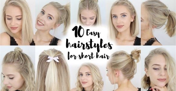 10 Easy School Hairstyles for Short Hair New Hairstyle for Short Hair Tutorial Hairstyles Library