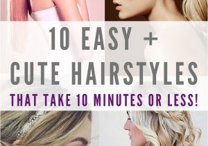 10 Minute Hairstyles for Curly Hair Here are 10 Super Easy Super Quick and Super Fast Hairstyles to Try