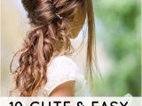 10 Quick and Easy Hairstyles for School 10 Easy Hairstyles for School