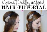 1920 Girl Hairstyles Easy 1920 S Great Gatsby Hair Tutorial In 2018 1920s