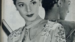 1940s Braided Hairstyles Fashionable forties A Braided Updo