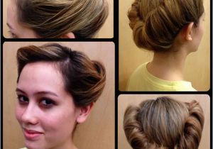 1940s Hairstyles Buns Blog Hair Curls & Color Pinterest