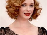 1960s Curly Hairstyles 1960’s Hairstyle Elegant Short Blonde Curly Hairstyle