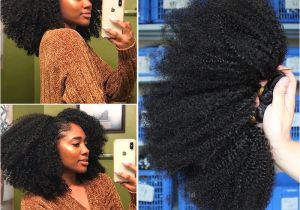 4c Hair 20 Inches Mongolian Afro Kinky Curly Hair Weave 4b 4c Natural Black