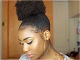 4c Hair Chick Vlogger Sleek Slicked Back Bun & Laid Baby Hairs Tutorial