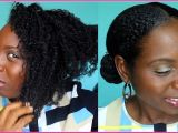 4c Hair In A Bun How to Create Waves In Hair Sleek Bun On Natural Hair