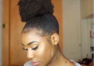 4c Hair In A Bun Sleek Slicked Back Bun & Laid Baby Hairs Tutorial