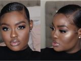 4c Hair In A Bun Sleek Slicked Back Bun & Laid Baby Hairs Tutorial [video