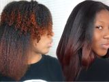 4c Hair is Dry Curly to Straight Hair Tutorial