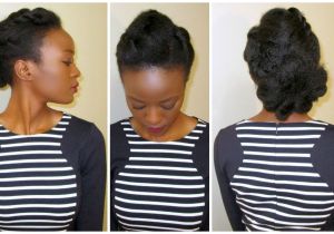 4c Hairstyles Tutorial Flower & Fishtail Bun 4c Natural Hair My Natural Hair