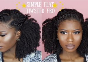 4c Natural Hair Videos Flat Twisted Fro for Undefined Thick Natural Hair 4a 4b 4c