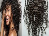 4c Virgin Hair Extensions Großhandel 100g Verworrene Lockige Clip In Menschliches Haar