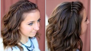 5 Easy Hairstyles for School Youtube Diy Faux Waterfall Headband