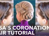 5 Easy Hairstyles for School Youtube Elsa S Frozen Coronation Hairstyle Tutorial
