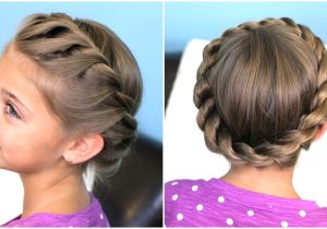 5 Easy Hairstyles for School Youtube How to Create A Crown Twist Braid