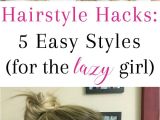 5 Easy Hairstyles for Short Hair Hairstyle Hacks 5 Easy Styles Hair Styles Pinterest