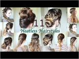 5 Heatless Hairstyles for School 11 Heatless Hairstyles Diy Hairstyles