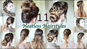 5 Heatless Hairstyles for School 11 Heatless Hairstyles Diy Hairstyles