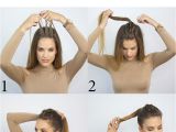 5 Heatless Hairstyles for School Back to School Heatless Hairstyle Dutch Braid Bun