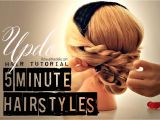 5 Minute Easy Hairstyles for School 5 Minute Hairstyles