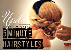 5 Minute Easy Hairstyles for School 5 Minute Hairstyles