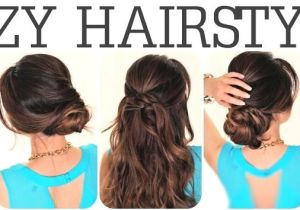 5 Minute Everyday Hairstyles 6 Easy Lazy Hairstyles How to 5 Minute Everyday Hair Styles