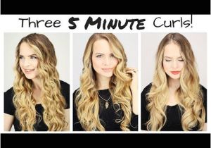 5 Minute Everyday Hairstyles This Will Actually Teach You How to Curl Your Hair In 5 Minutes