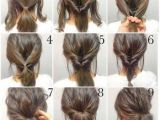 5 Simple Hairstyles for Short Hair Step by Step Up Do to Create An Easy Hair Style that Looks Lovely